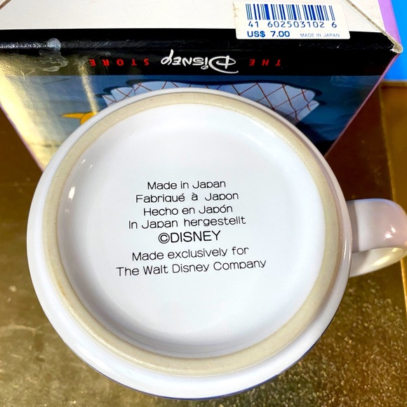 WALT DISNEY’S LADY AND THE TRAMP 90’s DISNEY STORE EXCLUSIVE CERAMIC MUG JAPAN - Picture 14 of 16